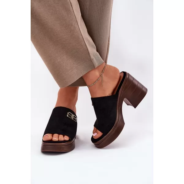  Dámské pantofle VINCEZA 17400 BLACK 