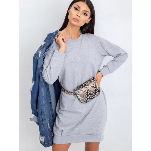  Dámské šaty BASIC FEEL GOOD RV-TU-5184.93P GRAY 