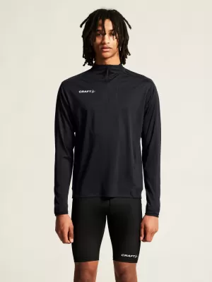 Pánská tréninková bunda s 1/4 zipem CRAFT TW Evolve 2.0 Half Zip M ČERNÁ