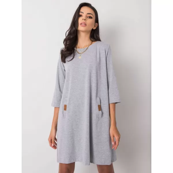  Dámské šaty RELEVANCE RV-SK-6274.36P GRAY 