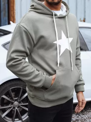 Pánská mikina DSTREET KHAKI