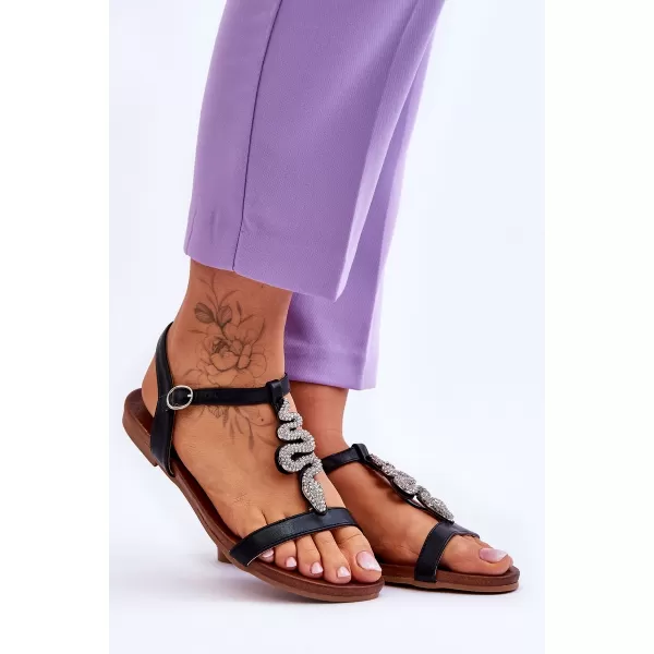  Dámské sandály S.BARSKI KV-5541-42 BLACK 