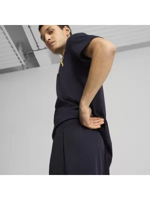 Pánské kraťasy PUMA ESS WOVEN SHORTS 682604_16 NEW NAVY