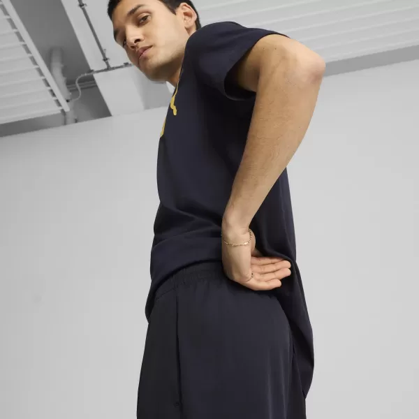  Pánské kraťasy PUMA ESS WOVEN SHORTS 682604_16 NEW NAVY 