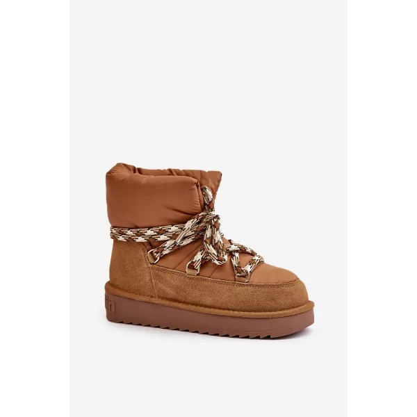  Dámské sněhule D.FRANKLIN DFSH375003 TAN 