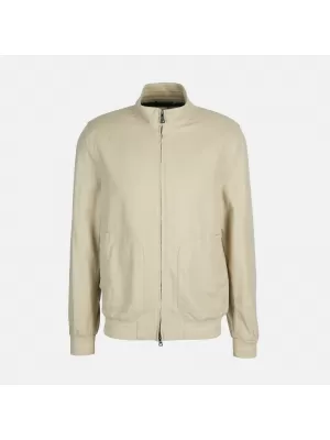 Pánská bunda GEOX RECANATI G012272 BÉŽOVÁ