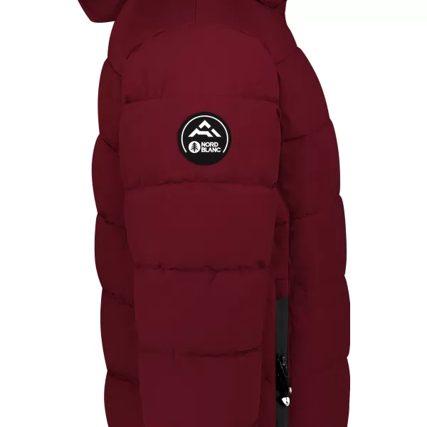  Pánská zimní bunda NORDBLANC BRAMBLE NBWJM8258 VÍNOVÁ 