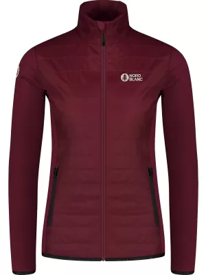 Dámská sportovní bunda NORDBLANC HINTER NBWJL8361 VÍNOVÁ