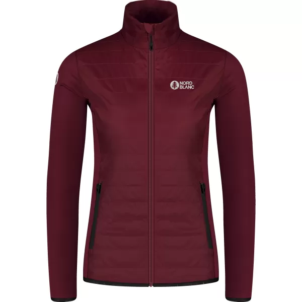  Dámská sportovní bunda NORDBLANC HINTER NBWJL8361 VÍNOVÁ 