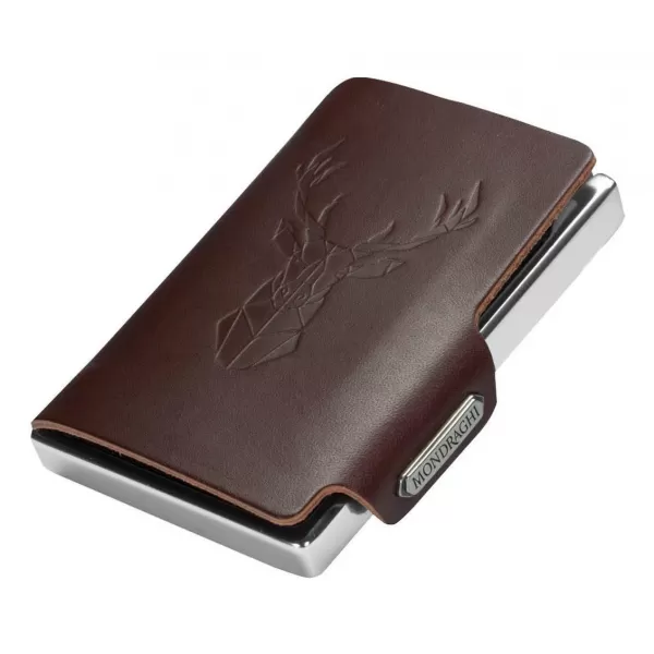  Peněženka MONDRAGHI Silhouette Modern Deer BROWN 