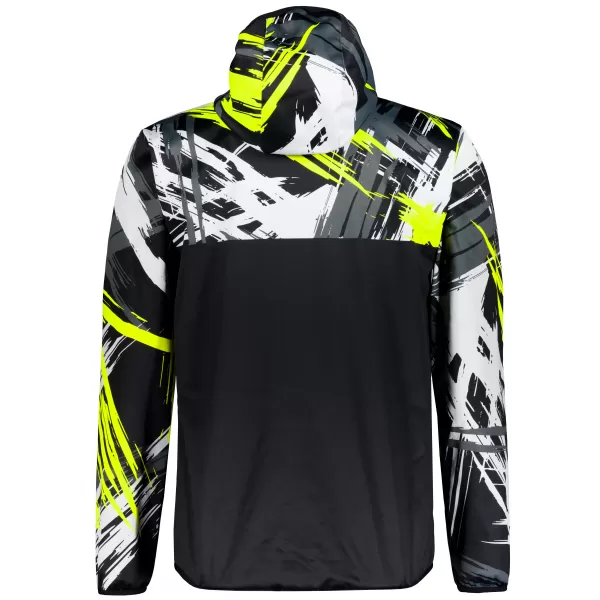  Pánská softshellová bunda premium ALTISPORT VOJ/ALM039JACK01 ČERNOŽLUTÁ 