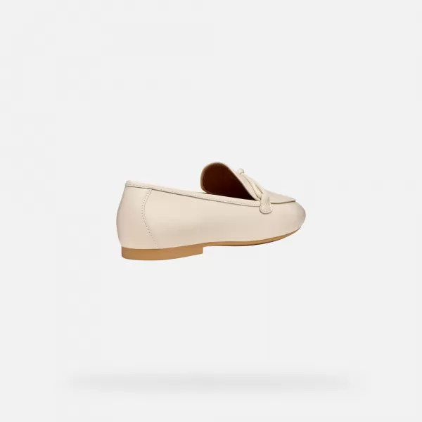  Dámské mokasíny GEOX NEW PALMARIA G012920 KRÉMOVÁ 