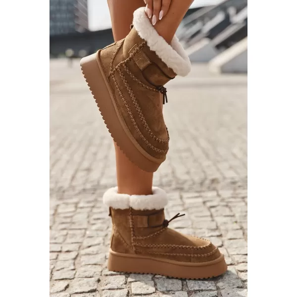  Dámské boty BIG STAR SS274373 BROWN/BEIGE 