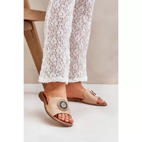  Dámské pantofle BOTO O 35304 BROWN 