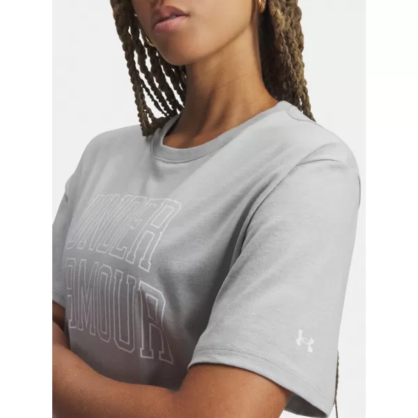  Dámské triko UNDER ARMOUR RIVAL OS CAMPUS TEE 6007883-012 ŠEDÁ 