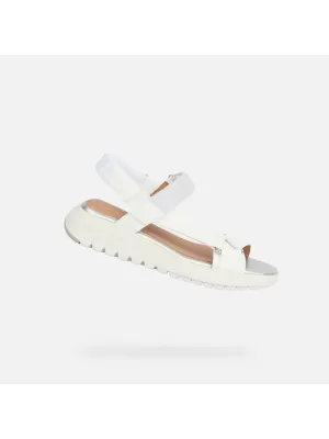 Dámské sandály GEOX FLEXTRIDE S G013067 BÍLÁ