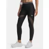 Dámské legíny UNDER ARMOUR HEATGEAR MESH LEGGING ČERNÁ