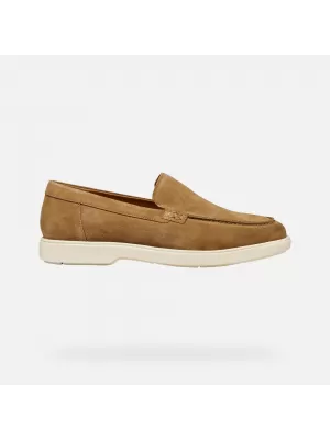 Pánské mokasíny GEOX SPHERICA EC17 G014396 HNĚDÁ