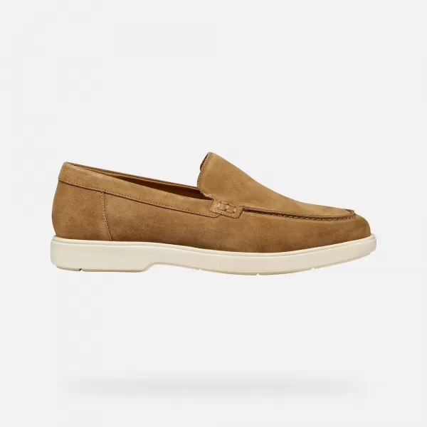  Pánské mokasíny GEOX SPHERICA EC17 G014396 HNĚDÁ 