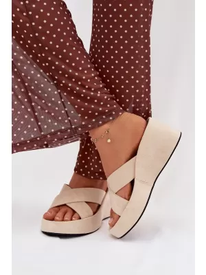 Dámské pantofle BOTO CALORINE 41357 BEIGE