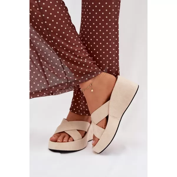  Dámské pantofle BOTO CALORINE 41357 BEIGE 