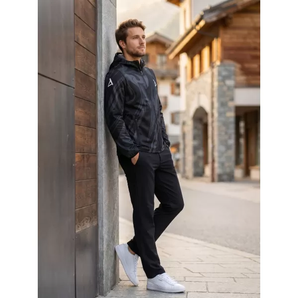  Pánská softshellová bunda premium ALTISPORT VOJ/ALM072JACK01 ČERNÁ 