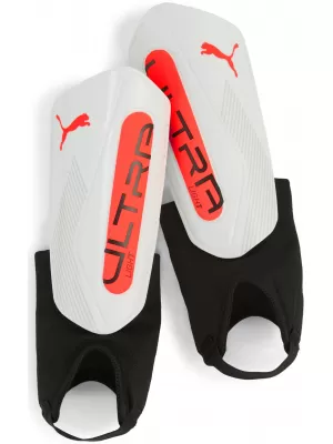 Chrániče PUMA ULTRA LIGHT ANKLE 030991-01 PUMA WHITE/GLOWING RED