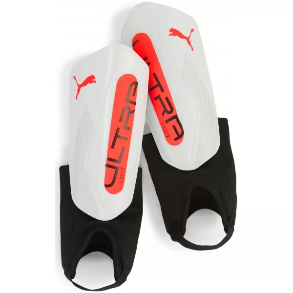  Chrániče PUMA ULTRA LIGHT ANKLE 030991-01 PUMA WHITE/GLOWING RED 