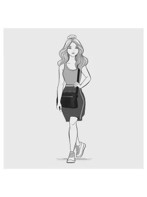 Taška Enrico Benetti Janice 66768 BLACK
