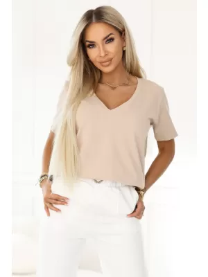 Dámské triko NUMOCO 665-3 BÉŽOVÁ