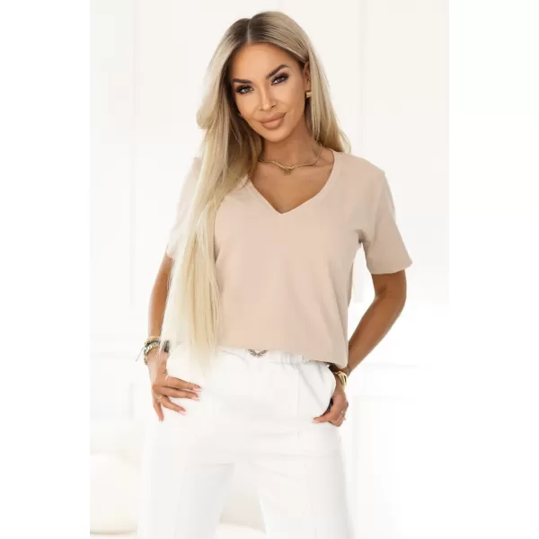  Dámské triko NUMOCO 665-3 BÉŽOVÁ 
