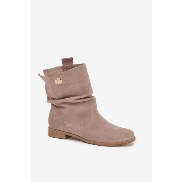  Dámské boty ZAZOO 4210 CAPPUCCINO 