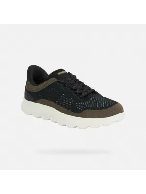 Pánské tenisky GEOX SPHERICA PLUS FAST IN G014662 ČERNÁ
