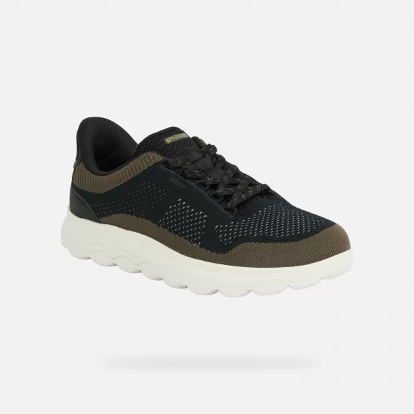  Pánské tenisky GEOX SPHERICA PLUS FAST IN G014662 ČERNÁ 