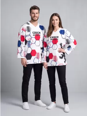 Unisex dres premium ALTISPORT VOJ/ALU036DRES01 HEXA BÍLÁ