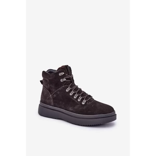  Pánské boty BIG STAR OO174189 BROWN/BEIGE 