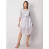 Dámské šaty LAKERTA LK-SK-508085.77P LIGHT GREY