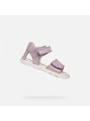 Dívčí sandály GEOX SANDAL STEPPIEUP B656QB000CRC8020 RŮŽOVÁ