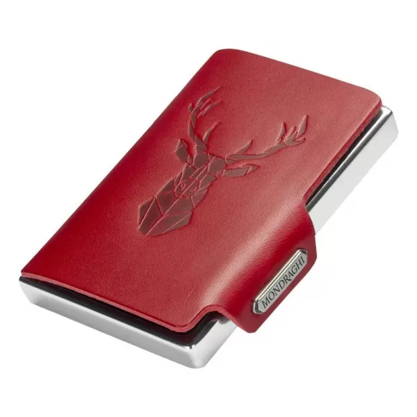  Peněženka MONDRAGHI Silhouette Modern Deer RED 