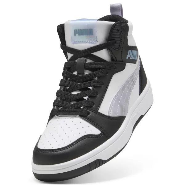  Dámské boty PUMA REBOUNDV6MIDSPACEBELLEJR 402768-02 PUMA BLACK/LILAC CRUSH/WHITE 