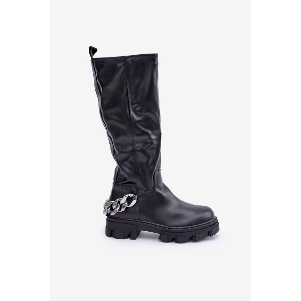  Dámské kozačky BOTO NAURICETTE 35013 BLACK 