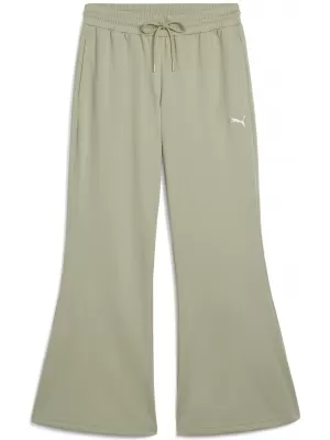 Dámské kalhoty PUMA WARDROBE ESS FLARED PANTS 632045-82 LUX ARMY