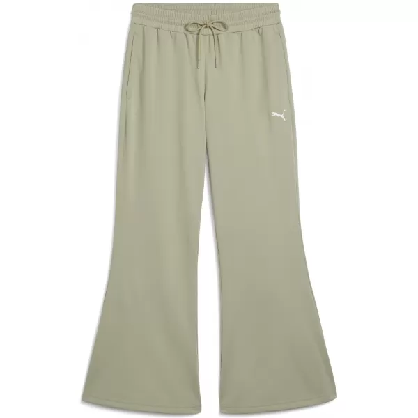  Dámské kalhoty PUMA WARDROBE ESS FLARED PANTS 632045-82 LUX ARMY 