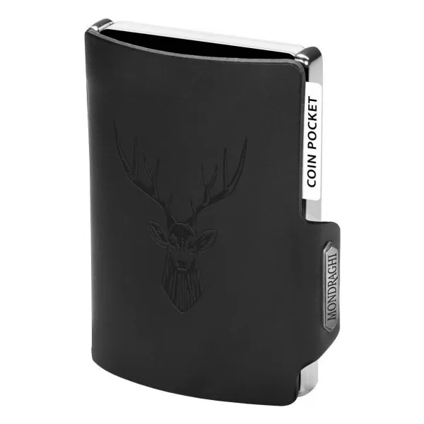  Peněženka MONDRAGHI Silhouette Classic Deer BLACK 