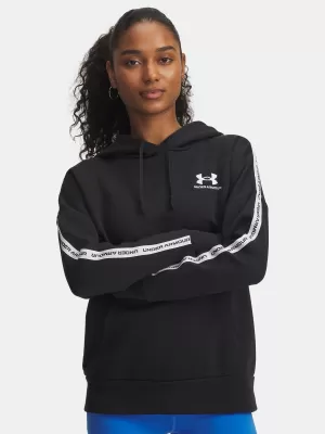 Dámská mikina UNDER ARMOUR ICON FLEECE TAPED HDY 6003708-004 ČERNÁ