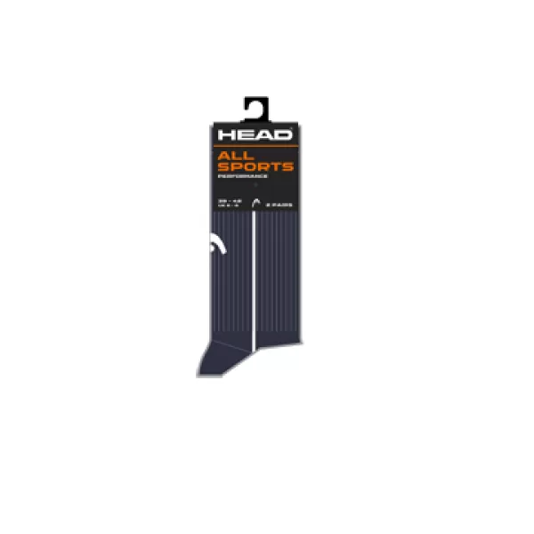  Ponožky HEAD ALL SPORTS PERFORMANCE CREW 2P 701020003 NAVY 