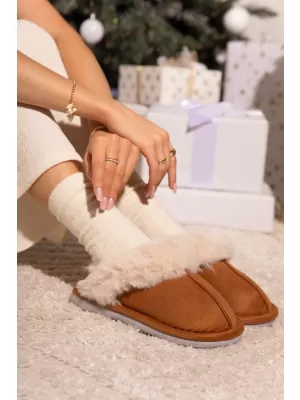Dámské pantofle BOTO DELISSA 40806 CAMEL