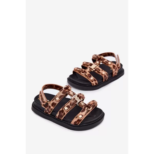  Dětské sandály BOTO LUNESSA 38047 LEOPARD 