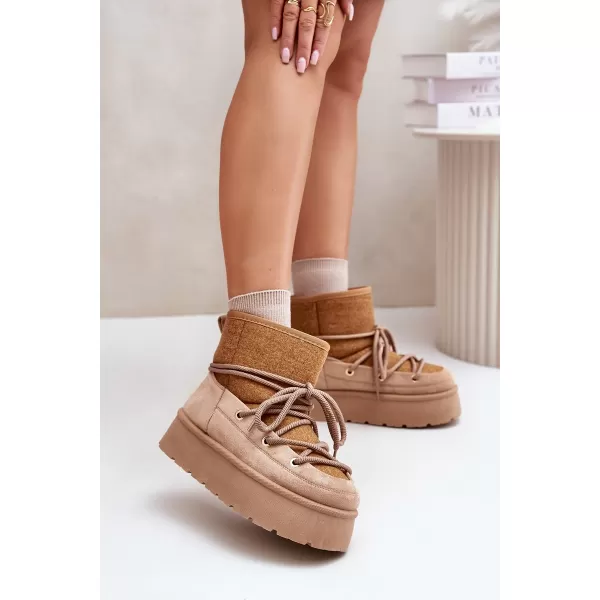  Dámské sněhule BOTO MAVORA 34284 KHAKI 