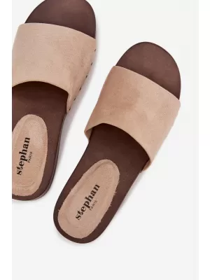 Dámské pantofle BOTO FERINNA 41222 KHAKI